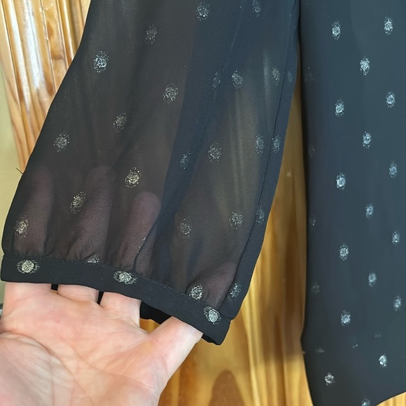 Limited blouse. Black with silver specs. Excellent condition. Women’s medium. - Picture 3 of 7